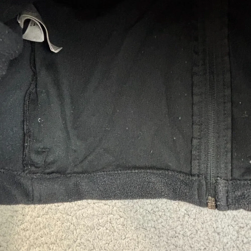 Columbia Full Zip Fleece Jacket Shacket Mens M Black Full Zip Outdoor Haiti